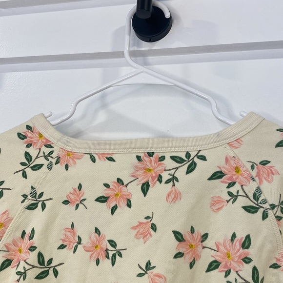 DRAPER JAMES cream floral sweatshirt - Picture 10 of 11